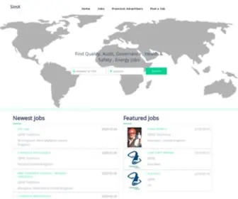 Simx.co.uk(QHSE Jobs) Screenshot