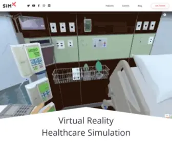 SimXvr.com(Virtual Reality Medical Simulation) Screenshot