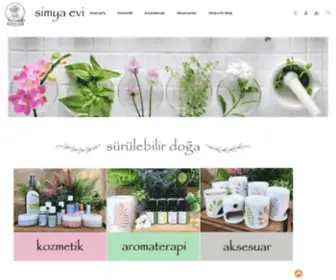 Simyaevi.com(Doğal Kozmetik Ürünleri ve Aromaterapi) Screenshot