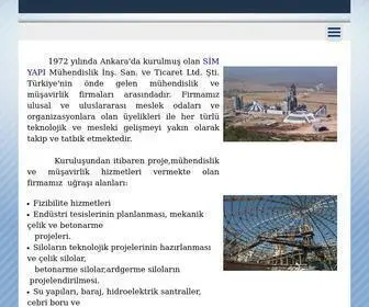 Simyapi.com.tr(Site) Screenshot