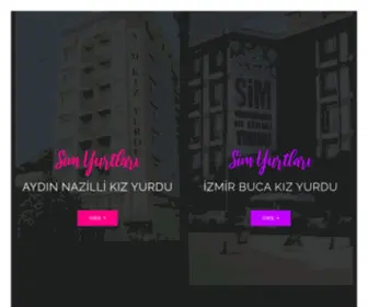 Simyurtlari.com(İzmir Buca Sim Kız Öğrenci Yurdu) Screenshot