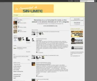 Sin-Limite.org(La Comunidad de Sin) Screenshot