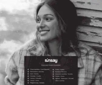 Sin-Say.com(Sinsay) Screenshot
