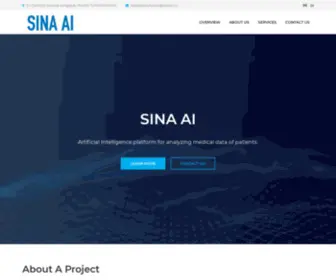 Sinaai.net(SINA AI & Medical Information Analysis Platform) Screenshot