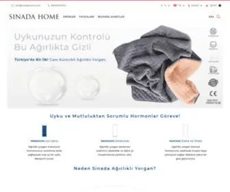 Sinadahome.com(Weighted Blanket) Screenshot