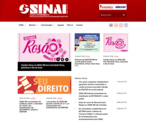 Sinairn.com.br(Sinai) Screenshot