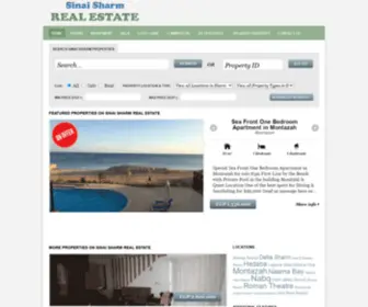 Sinaisharmrealestate.com(Sharm EL Sheikh Real Estate) Screenshot