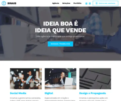 Sinaispublicidade.com.br(SINAIS Publicidade) Screenshot