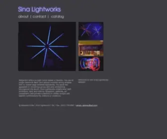 Sinalightworks.com(Siña) Screenshot