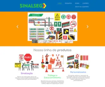 Sinalseg.com.br(Sinalseg Sinalização) Screenshot