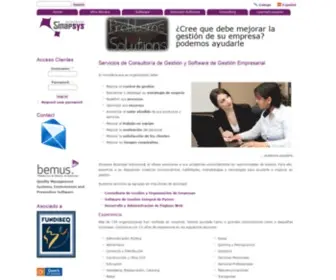 Sinap-SYS.com(Servicios de Consultoría de Gestión y Software de Gestión Empresarial) Screenshot