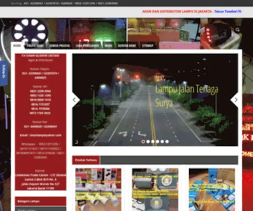 Sinarglodok.com(Agen dan Distributor Lampu) Screenshot