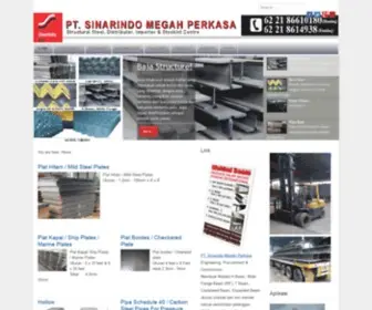 Sinarindo.co.id(Structural Steel) Screenshot