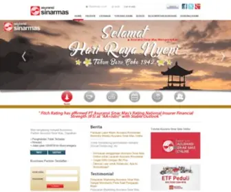Sinarmas.co.id(Asuransi Sinar Mas) Screenshot