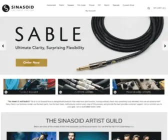 Sinasoid.com(Pro Audio Couture) Screenshot