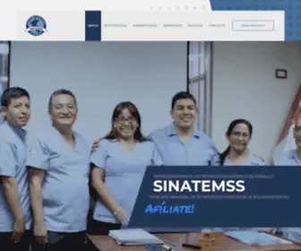 Sinatemss.org.pe(Sindicato Nacional de Tecnólogos Médicos de la Seguridad Social) Screenshot