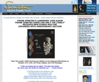 Sinatrafamily.com(Frank Sinatra Family Forum) Screenshot
