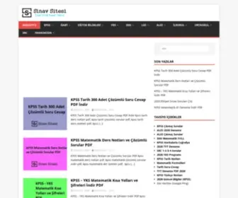 Sinavsitesi.com(Sınav Sitesi) Screenshot