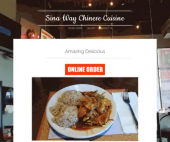 Sinawaychinesecuisine.com(Sina Way Chinese Cuisine Restaurant) Screenshot