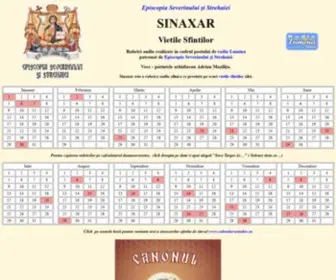 Sinaxar.ro(Vietile Sfintilor) Screenshot