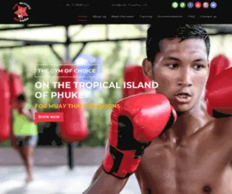 Sinbi-Muaythai.com(Muay Thai Phuket) Screenshot