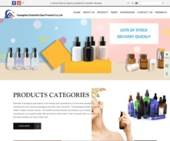 Sinbottle-Packaging.com(China Cosmetic Jars) Screenshot