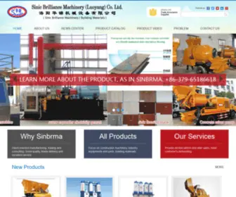 Sinbrma.com(Luoyang Huajin Machinery Equipment Co) Screenshot