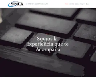 Sinca.com(Microsoft Dynamics GP) Screenshot