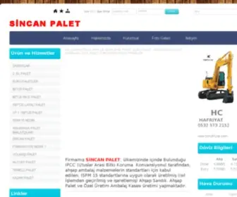 Sincanpalet.com(NCAN PALET VE AMBALAJ) Screenshot