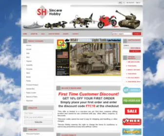 Sincerehobby.com(Since 2005) Screenshot