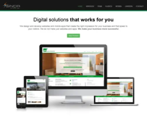 Sincia.in(Web Designing and Dvelopment Company) Screenshot
