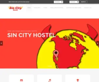 Sincityhostel.com(Our building was constructed in 1946 as the Alaska motel (this) Screenshot