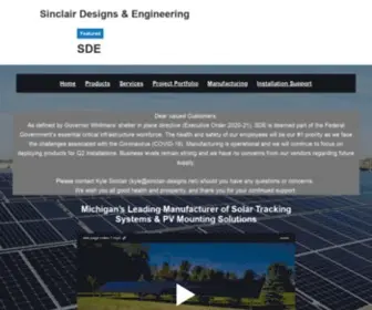 Sinclair-Designs.com(Sinclair Designs & Engineering) Screenshot