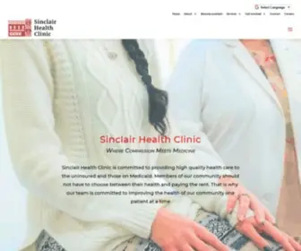 Sinclairhealthclinic.org(Sinclair Health was founded over 30 years ago as the Free Medical Clinic. The purpose of the clinic) Screenshot