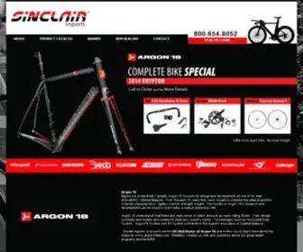 Sinclairimports.com(Sinclair Imports Premium Bike Parts Distributor) Screenshot