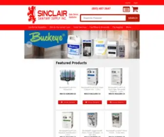 Sinclairsanitary.com(Sinclair Sanitary Supply) Screenshot