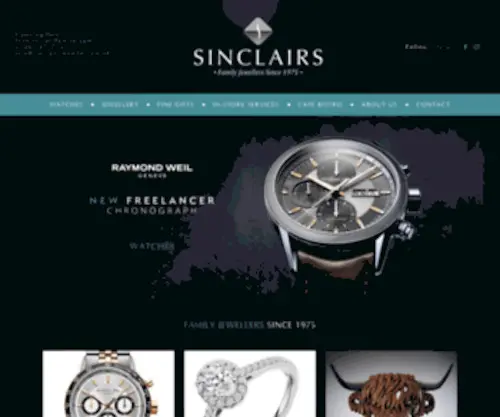 Sinclairsjewellers.co.uk(Sinclairs Jewellers of Inverurie) Screenshot