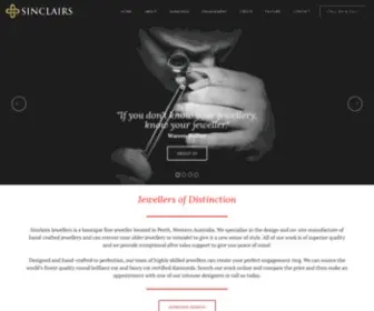 Sinclairsjewellers.com.au(Sinclairs Jewellers) Screenshot