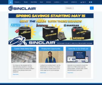 Sinclairsupply.ca(Sinclair Supply) Screenshot