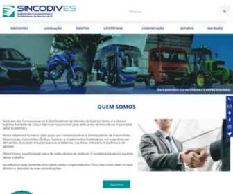 Sincodives.com.br(Sindicato dos Concessionários e Distribuidores de Veículos do ES) Screenshot