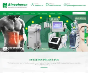 Sincoherenlatina.com(Beijing Sincoheren S&T Development Co) Screenshot