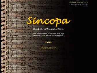 Sincopa.com(Sincopa) Screenshot