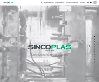 Sincoplas.com(PLASTIC INJECTION MOLDING AND DECORATION) Screenshot