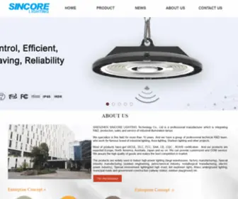 Sincore-Lighting.com(LED grow light) Screenshot