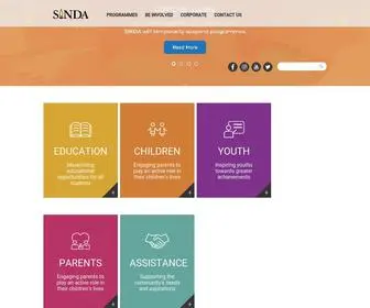 Sinda.org.sg(A Brighter Future Together) Screenshot