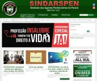 Sindarspen.org.br(Sindicato dos Policiais Penais do Paran) Screenshot