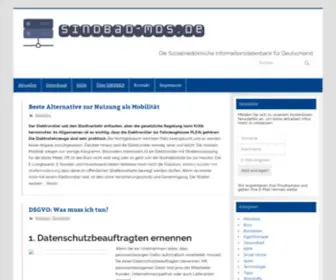 Sindbad-MDS.de(Arbeitsunfähigkeit) Screenshot