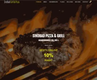 Sindbadpizza.dk(Sindbad Pizza & Grill) Screenshot