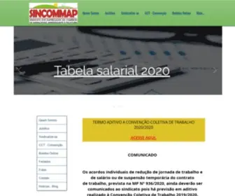 Sindcomerciomaracanau.com.br(SINCOMMAP) Screenshot