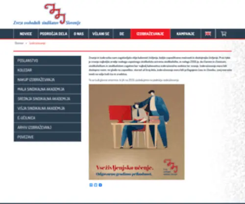 Sindeks.si(Izobraževanje) Screenshot
